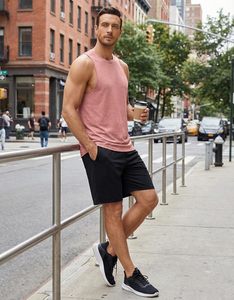 <b>Mens</b> Fashion Tank Top Casual Sleeveless Vest Lightweight Cotton Gym <b>Singlet</b> Modern Fit Workout Shirt Summer Sportswear <b>For</b> <b>Men</b> - Product Image 4