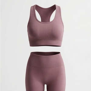 Conjunto Deportivo de Yoga para Mujer, Ropa de Gimnasio, Brasier y Pantalones de Nailon de Alta Calidad, Dos Piezas, Ropa Deportiva - Product Image 1