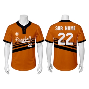 Wida Sports Camisetas de Béisbol Personalizadas con Nombre de Equipo Impreso en la Parte Delantera, Secado Rápido, Transpirables, Antibacterianas, 100% Poliéster, Ropa Deportiva Premium - Product Image 1