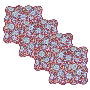 Serviettes festonnées en coton pour dîner, mariage, table décorative, fête, hôtel, restaurant, vente en gros - Product Image 2
