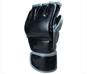 ถุงมือต่อสู้แบบครึ่งนิ้ว Unisex สำหรับ MMA มวยไทย เทควันโด ชกมวย อุปกรณ์ MMA ถุงมือยอดนิยม หนังคุณภาพสูง สำหรับการต่อสู้ - Product Image 3