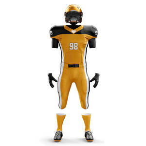Latest Design Breathable Unisex American Football Uniform Adult <b>Size</b> Comfortable Fabric <b>Top</b> Selling American Football Uniform - Product Image 2