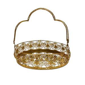 Exportateur de nouveau plateau de luxe nouveaux plateaux de service en métal dans des formes de tailles personnalisées pour la décoration de table et l'approvisionnement en cadeaux - Product Image 2