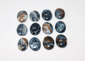Pierre précieuse ovale en pietersite bleue de qualité AAA, 20*15 mm, 100% naturelle, pour la création de bijoux, au prix de gros - Product Image 5