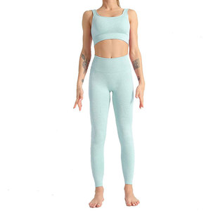 Ensemble de yoga premium pour femmes, 2 pièces, tissu doux et respirant, écologique, pour la salle de sport, l'entraînement physique, la tenue quotidienne - Product Image 1