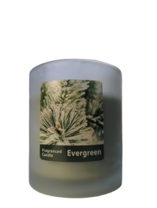 Velas perfumadas de Navidad de alta calidad con bayas esmeriladas de hoja perenne suaves Fragancias blancas 3 Aromas diferentes - Product Image 6
