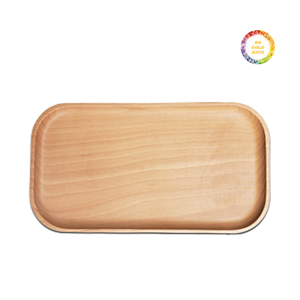 Bandeja de Madera de Estilo Simple para Organizar y Servir, Adecuada para Cocina, Sala de Estar y Decoración de Interiores - Product Image 2