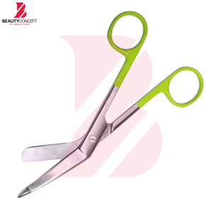 Tijeras Quirúrgicas de Alto Rendimiento para Trauma, Tijeras para Vendajes con Mango Verde, Acero Inoxidable, Herramienta Médica de Primeros Auxilios - Product Image 2