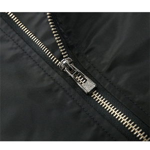 Custom Bomber Jacket Men Premium Outdoor Bomber Jacket Ribbed Collar Full <b>Zip</b> Casual Bomber Jacket Sportswear Manufacturer - Product Image 6