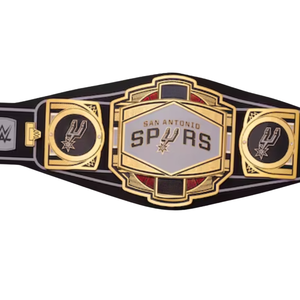 Ceinture de championnat des San Antonio Spurs personnalisable, ceinture de basket-ball et de lutte de haute qualité, ceinture de titre sportif de collection pour les fans - Product Image 2