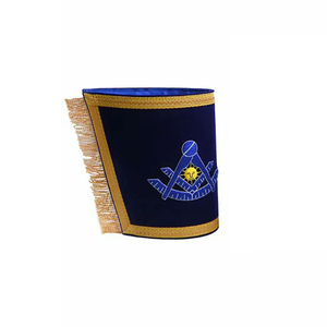 Wholesale Factory Price Masonic Regalia Hand Made Bullion Embroidered Cuffs Wholesale Masonic Guantless & Cuffs - Product Image 4