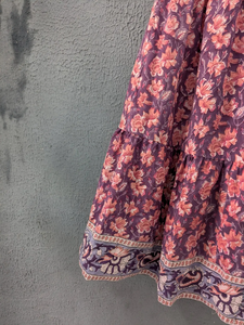 Hand Block Print Cotton <b>Skirt</b> Floral Cotton <b>Skirts</b> Ethnic Wear Women <b>Long</b> Maxi <b>Skirt</b> <b>Summer</b> Dress Gift For Her - Product Image 2