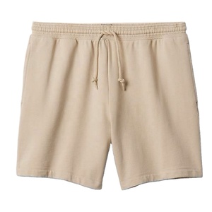 Short de sport solide en molleton doux 100% coton Couleurs personnalisées de haute qualité Séchage rapide Écologique - Product Image 1