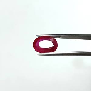 พลอยทับทิมธรรมชาติพม่ารูปไข่ 3.48 กะรัต RBHO-2 - Product Image 2