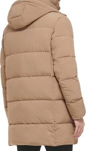 Chaqueta Larga Acolchada con Logotipo Personalizado, Impermeable, de Nailon, con Cuello Alto, para Deportes de Invierno - Product Image 2