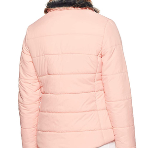Blouson d'hiver unisexe en toile tricotée matelassée pour femme, imperméable, respirant, à capuche, couleurs et tailles personnalisables, teinture unie - Product Image 4