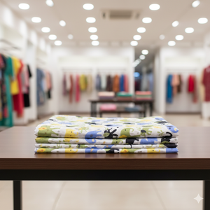 ผ้าฝ้ายทอเนื้อนุ่ม ระบายอากาศได้ดี น้ำหนักเบา เป็นมิตรกับสิ่งแวดล้อม พิมพ์ลายสัตว์ สำหรับเสื้อผ้าเด็กหญิงและเด็กชาย - Product Image 3