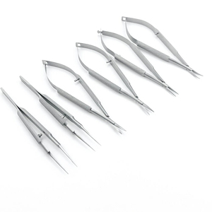 Ophthalmic Microsurgical Instruments Set Scissors Needle Holders Tweezers Stainless Steel Eye Surgery Tools German Quality - Product Image 1