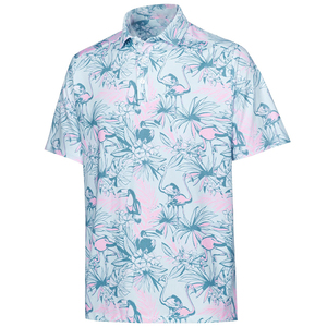 Chemises polo à manches courtes pour hommes personnalisées, impression par sublimation, respirantes, tricotées, vêtements de golf décontractés - Product Image 6