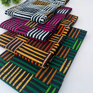 Original Dutch 100% Cotton Loincloth Super Glitter Wax Grand Super Gold Wax African Fabric Woven Printed Cover for Clothing Bags - Product Image 1