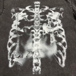 Camisetas de Algodón 100% para Hombre al por Mayor, con Lavado Ácido, Estampado de Calavera Personalizado, Estilo Vintage, de Gran Gramaje, Oversize y Transpirables - Product Image 4