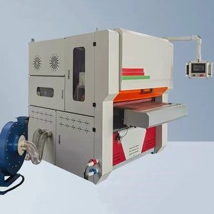 Chinese leverancier RVS plaat ontbraammachine Aluminium vlakke automatische slijp-, polijst- en buffmachine met goede prijs, goedkopere prijs - Product Image 4