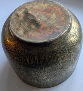 Handmade Brass Tabletop <b>Vase</b> Round Traditional Design Art Display Decorative Metal <b>Bowl</b> Top Selling Metal Planter - Product Image 6