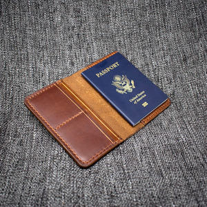 Personalized Genuine Leather <b>Passport</b> <b>Wallet</b> Travel <b>Holder</b> RFID Protection Credit Card Slots Custom <b>Wallets</b> in affordable price - Product Image 1