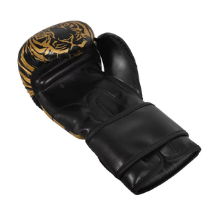 Gants de boxe sur mesure de qualité supérieure OEM, fabriqués en cuir de vache véritable, gants de Muay Thai, gants de boxe professionnels pour le sparring - Product Image 4