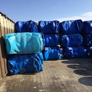 Blue <b>Drum</b> Baled HDPE Scrap High Density Polyethylene Clean Industrial <b>Plastic</b> Ready For Export And Regrind Production Use - Product Image 1