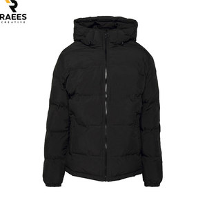 Doudoune en duvet véritable avec capuche amovible, finition brillante haut de gamme, tissu texturé, style streetwear, vente en gros - Product Image 2
