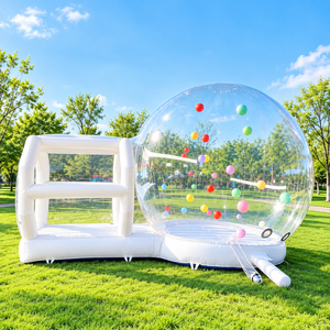 THUY LINH Inflatable Bubble House Giant Transparent Dome <b>Castle</b> Playground Equipment Outdoor Portable PVC <b>Play</b> Structure - Product Image 4