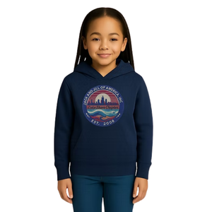 Women's Navy <b>Blue</b> Bling Hoodie Casual Long Sleeve Pullover Everyday Streetwear Comfortable Lifestyle Fashion Clothing <b>Top</b> - Product Image 1