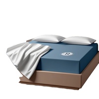 Protège-matelas imperméable sur mesure en coton certifié 100 %, taille King, avec poches extra profondes, uni, 600 fils/cm²