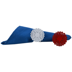 Anillo de Servilleta de Diseño Acrílico para Decoración de Mesa de Comedor, Bodas, Fiestas y Hoteles, Porta Servilletas de Diseño - Product Image 6