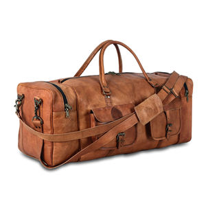 Sac de sport portable en cuir véritable de haute qualité, nouveau design, grande capacité, 100% authentique, en vente à prix raisonnable - Product Image 2