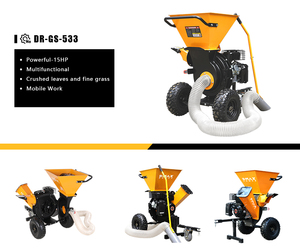 Trituradora de madera alimentada por gasolina, 7hp, superrápida, autoalimentación, astillado de ramas de hojas de árbol, granja forestal - Product Image 4