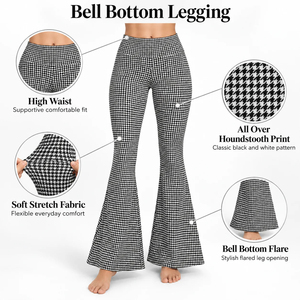 Best Quality Bell Bottom <b>Legging</b> Features Stretch Fabric <b>Flared</b> Hem And Comfortable Fit For Fitness Training And Casual Fashion - Product Image 6