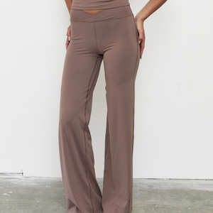 Wholesale Women's High Waist Fleece Jogger Pants Drawstring Casual Fitness Sweatpants - Product Image 1