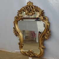 Miroir de style français cadre de reproduction antique décoration murale classique accessoires en bois conçus pour la maison de style européen