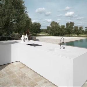 Encimeras Modernas y Lujosas de Piedra Sinterizada Italiana Blanca de 1620x3240 mm, 5/12 mm, Bianco Assoluto Natural, Minimalistas y Hechas a Medida - Product Image 1