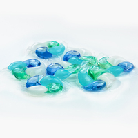 Dosettes de détergent à lessive naturelles écologiques jetables à faible mousse 4-en-1 couleur protéger pour peau sensible et machine à laver