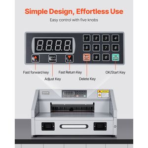 Taglierina Elettrica Professionale da 300W per Carta, Larghezza di Taglio 11.8/330 mm, Spessore di Taglio 1.5/38 mm, Prodotto ad Alte Prestazioni - Product Image 3