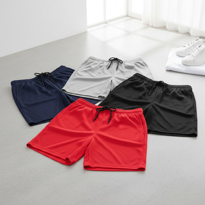 Shorts de sport décontractés pour hommes, vente en gros, été, légers, satinés, écologiques, séchage rapide, logo personnalisé - Product Image 2