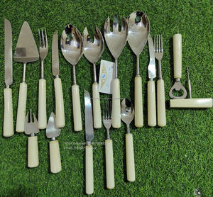 Ensemble de couverts en os fabriqués à la main de qualité supérieure pour hôtels et restaurants comprenant des cuillères de qualité supérieure pour servir du fromage - Product Image 5