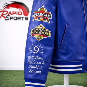 Beautiful Wholesale Trending Style Comfortable Fit Blank Stand Collar <b>Heated</b> Winter Varsity <b>Jackets</b> for Men RAPID SPORTS - Product Image 5