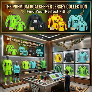 Maillot de gardien de but de football personnalisé imprimé par transfert thermique, 100% polyester, respirant, séchage rapide, haute qualité, col en V, sangle réglable - Product Image 4