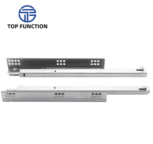 รางเลื่อนแบบไร้กรอบ ระบบกดเพื่อเปิด ขยายได้ 3/4 ท่อน ติดตั้งใต้ตู้ - Product Image 1