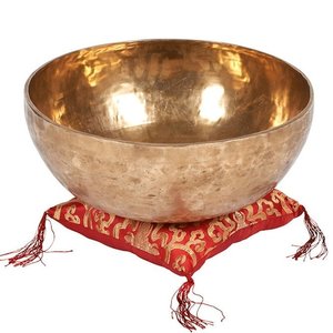 Cuenco Tibetano de Metal Hecho a Mano, Cuenco de Sonido Terapéutico Redondo Pulido con Mazo de Madera para Meditación, Regalo - Product Image 2