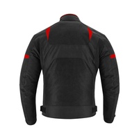 Certifié CE Veste de moto d'été mince pour hommes Fermeture à glissière imperméable avec col montant Installation rembourrée pour l'équitation